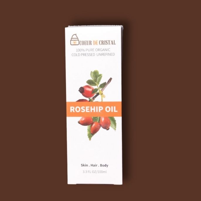 Organic rosehip seed oil for hair, hair & body