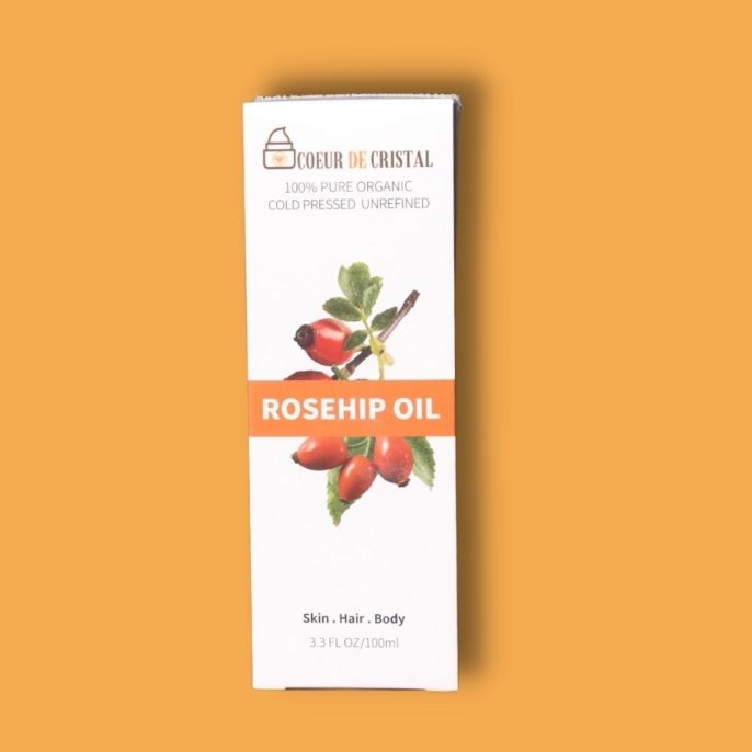 Organic rosehip seed oil for hair, hair & body